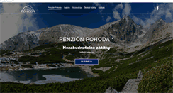 Desktop Screenshot of penzionpohoda.sk